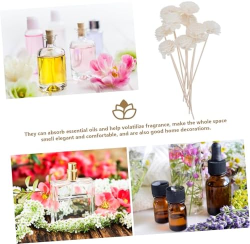 10pcs Floral Aromatherapy Diffuser Sticks for Essential Oils
