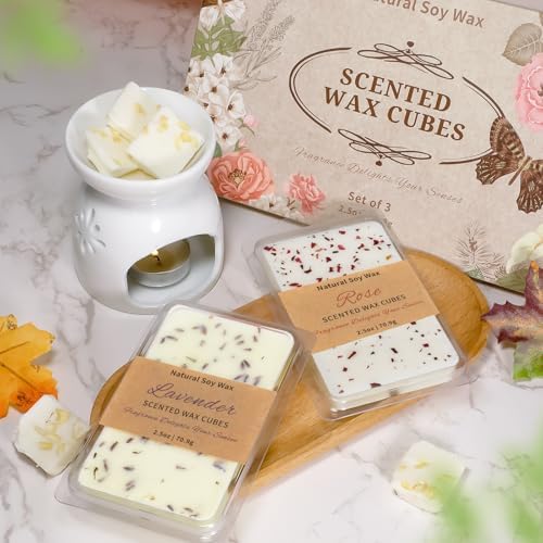 STRN Wax Melts Dried Floral Essential Oil Cubes 3x25 oz