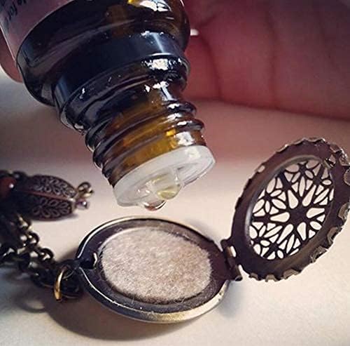 100 Pack Round Essential Oil Diffuser Locket Refill Pads 087 Inch