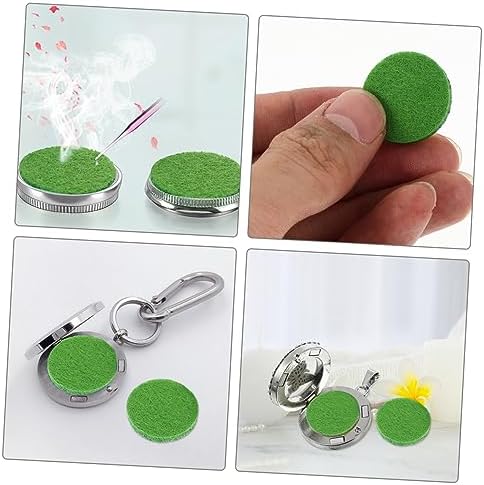 Amosfun 200pcs Cotton Aroma Pads for Diffuser Necklace