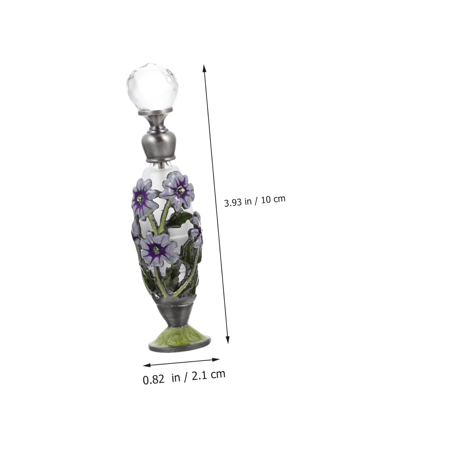 Chic Rose Gold Glass Essential Oil Bottle for Travel