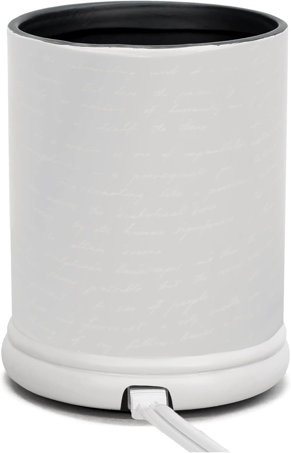 Elanze Designs Birds on a Tree Grey Believe Ceramic Candle Warmer