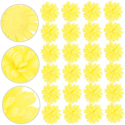 100pcs Simulated Chrysanthemum Essential Oil Diffusers for Home Office and Car