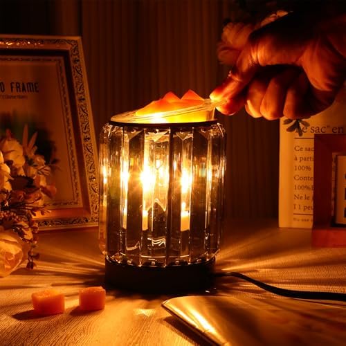 Tujoe 2 Pack Plug In Wax Melt Crystal Warmer