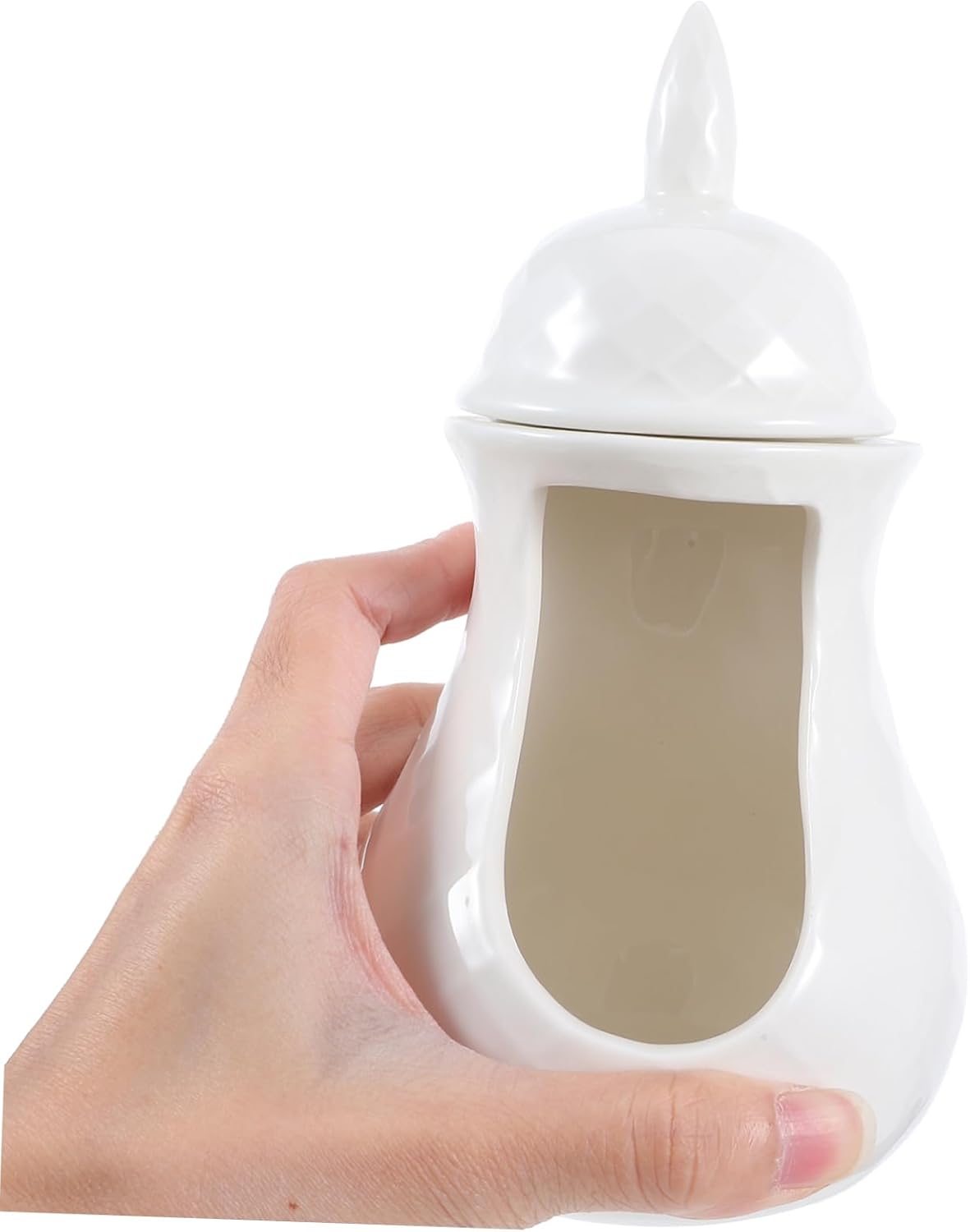 Ceramic Jar Tea Light Wax Burner Essential Oil Warmer Lamp
