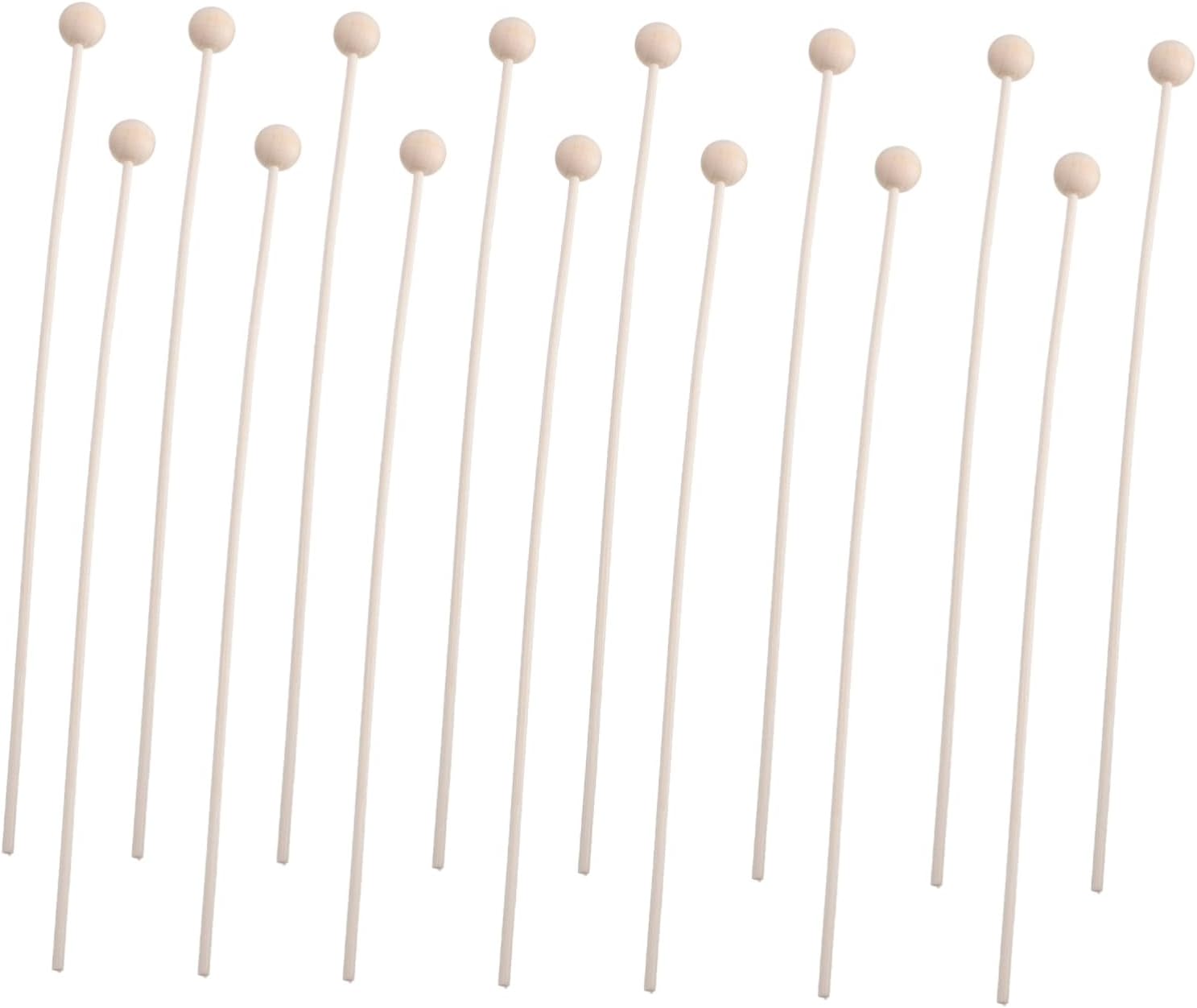 Happyyami 15pcs Wooden Diffuser Sticks for Aromatherapy