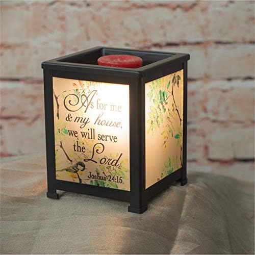 My House Will Serve Lord Birds Black Metal Lantern Warmer