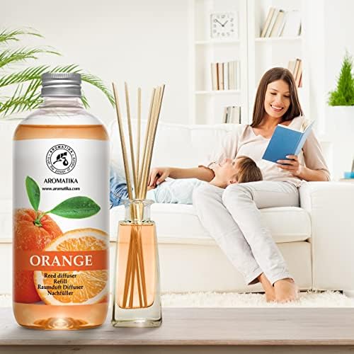 AROMATIKA Orange Reed Diffuser Refill - Set of 3