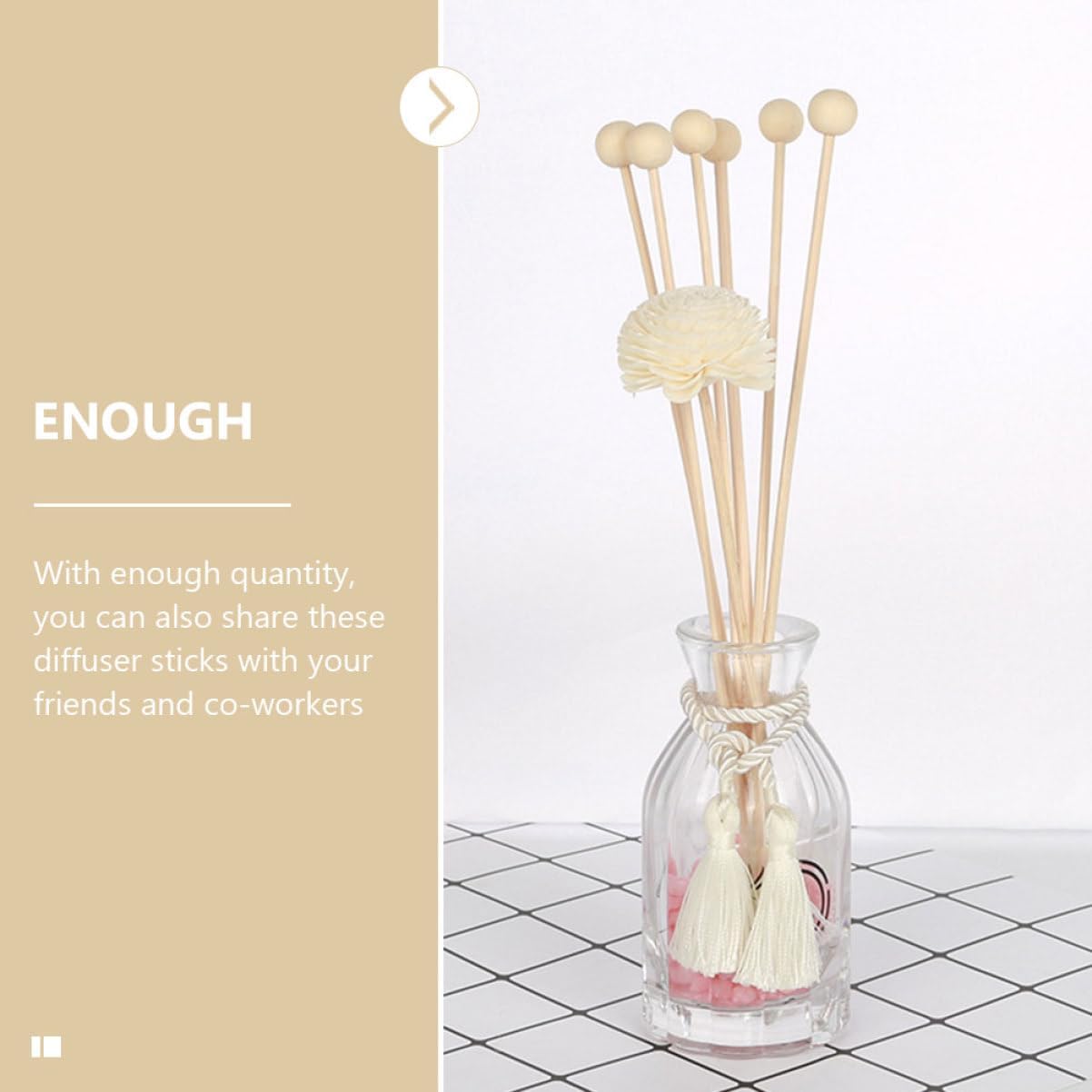 MAGICLULU 30Pcs Natural Rattan Diffuser Sticks for Essential Oil Aromatherapy