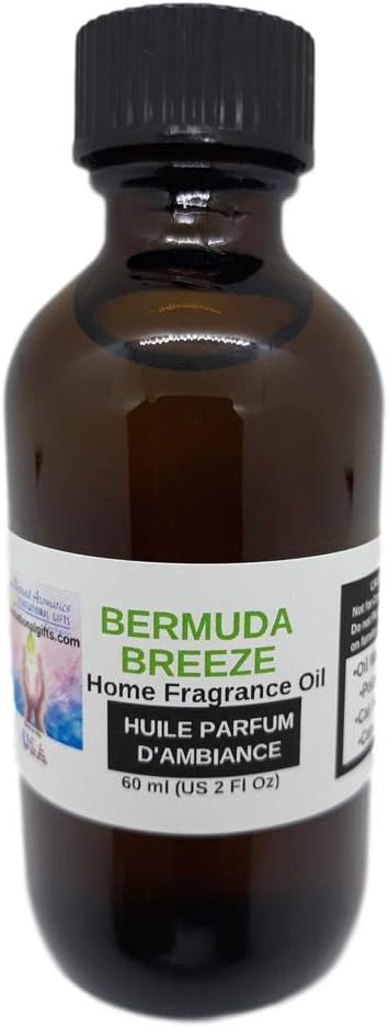 Jane Bernard Bermuda Breeze Home Fragrance Oil 60ml Amber Glass Bottle
