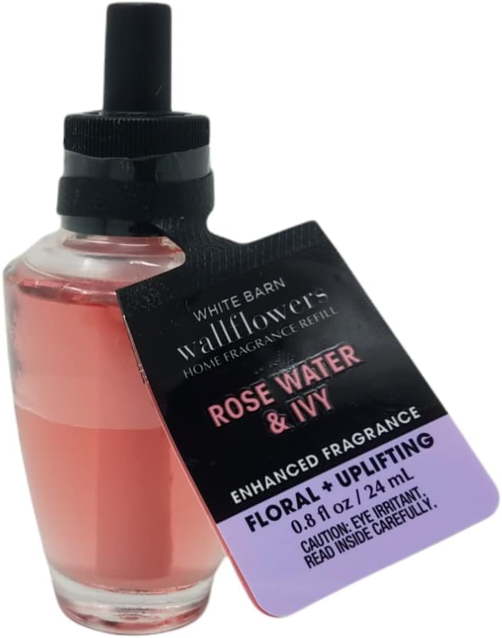 Wallflowers White Barn Wallflowers Home Enhanced Fragrance Refill Bulb Rose Water and Ivy