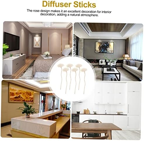 6Pcs Rattan Aroma Diffuser Sticks for Home Fragrance