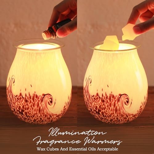 Porseme Electric Wax Warmer with Dimmer and Firework Effect