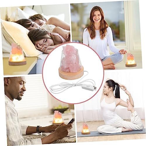 Zerodeko Crystal Aroma Lamp for Relaxing Essential Oil Diffuser