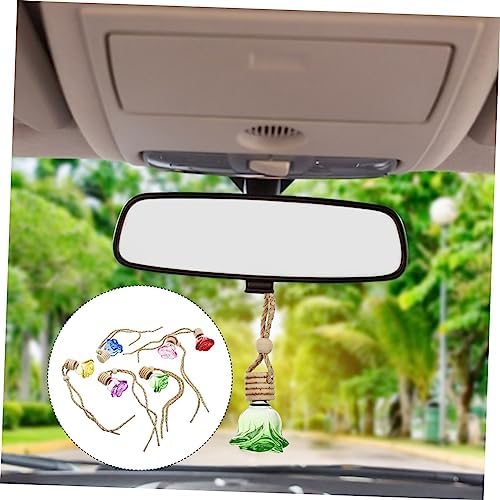 CHILDWEET 6pcs Car Aromatherapy Bottle Pendant