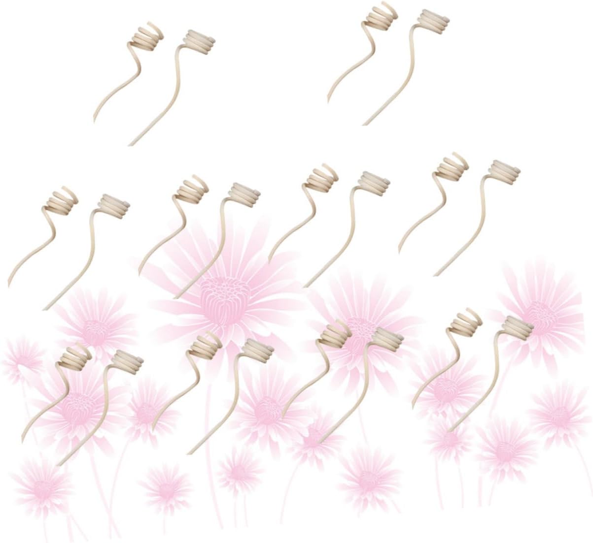 Happyyami 20pc Rattan Diffuser Sticks with Spiral Head