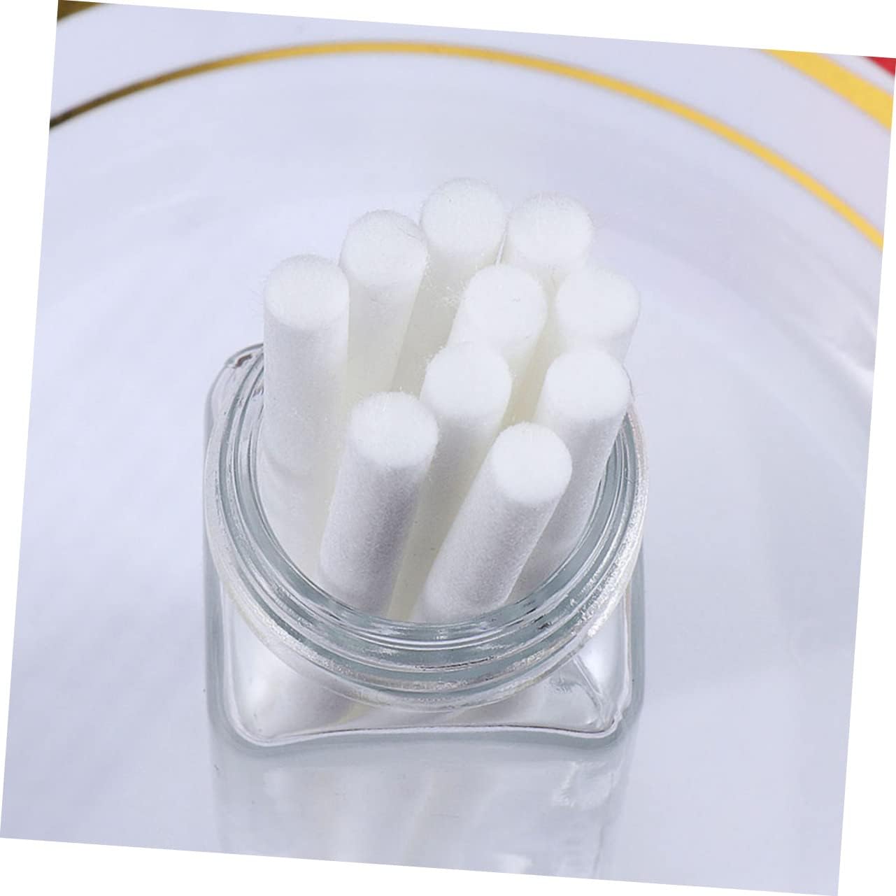Ciieeo 40pcs Essential Oil Diffuser Cotton Wands