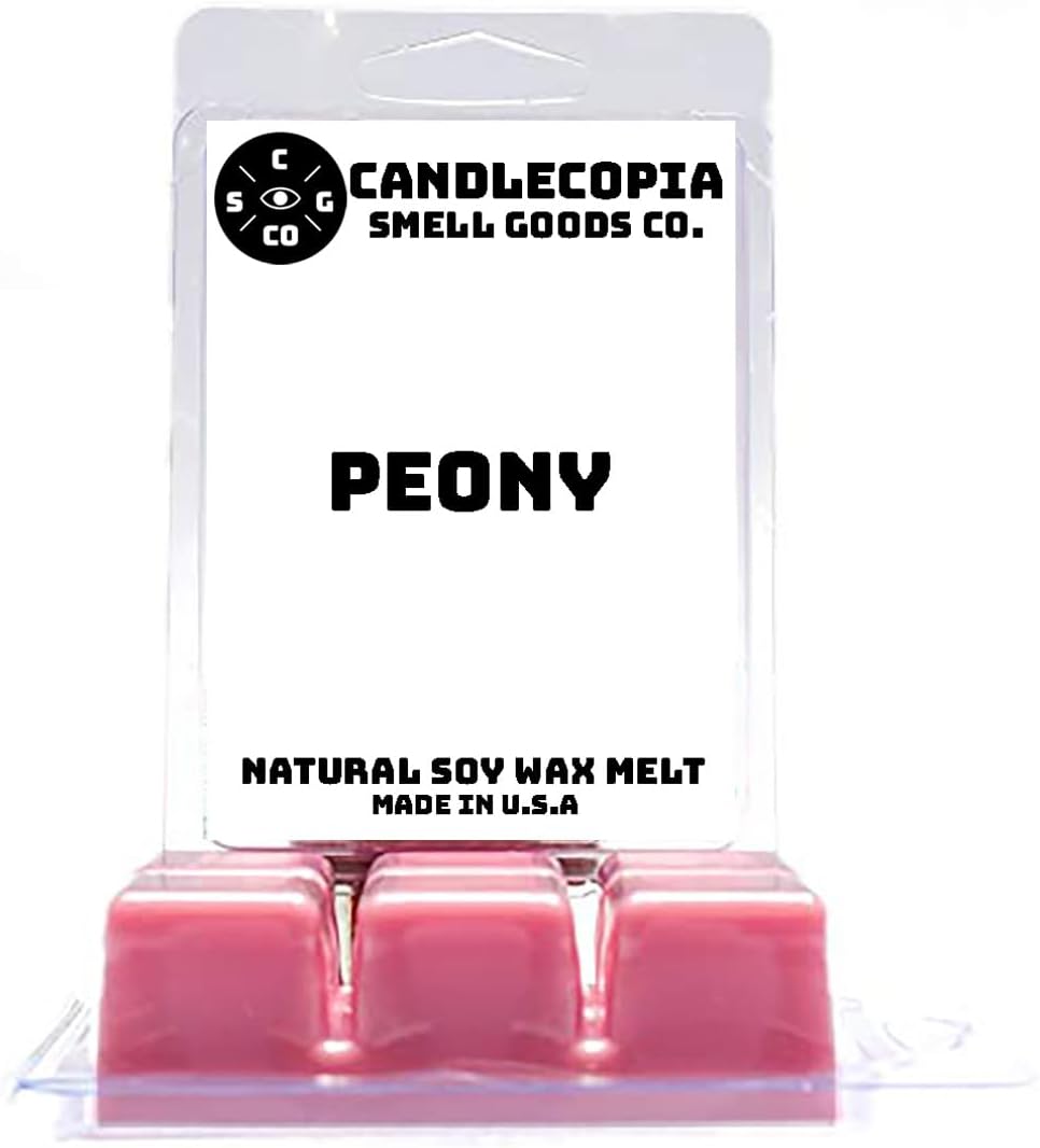 Candlecopia Peony Scented Vegan Wax Melts 2 Pack