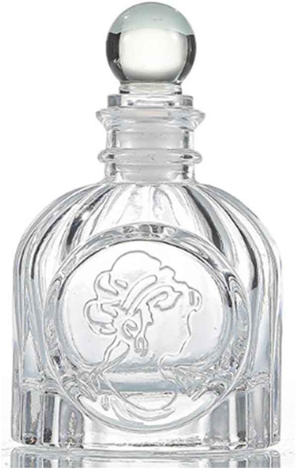 100ml Clear Glass Diffuser Bottle with Women Head Design
