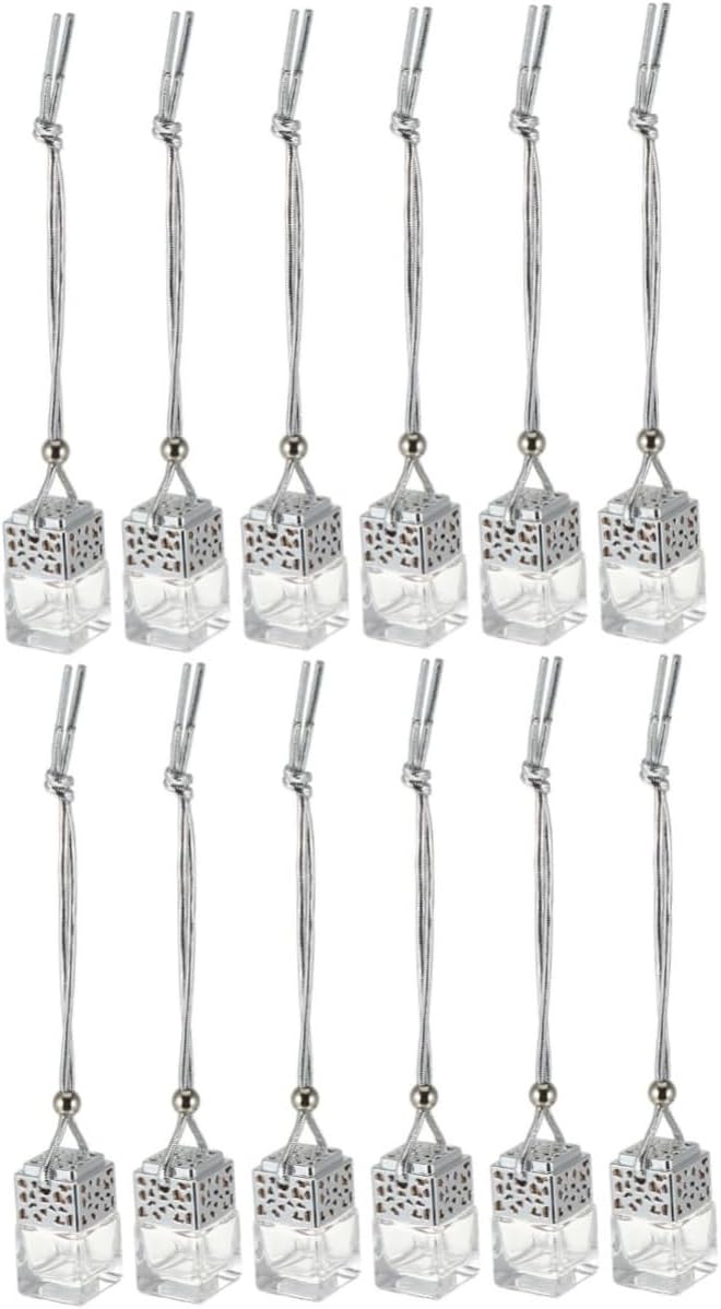 12 Pcs Car Hanging Perfume Bottle Lid Diffuser