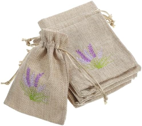 PRETYZOOM Noble Style Muslin Drawstring Sachet Bags for Fragrance
