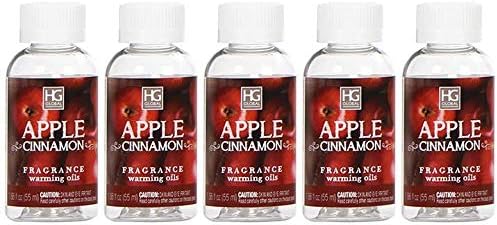 Hosley 5 Apple Cinnamon Warming Oils Set 55ml Each