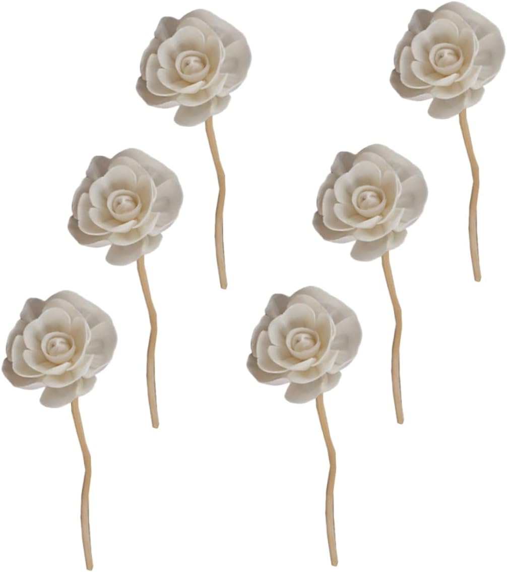 GOOHOCHY Diffuser Sticks 6 Pack Aromatherapy Natural Home Fragrance