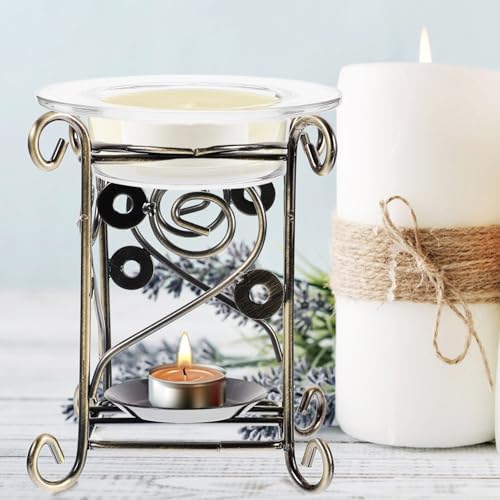 MAGICLULU 1Pcs Replacement Wax Warmer Dish Round Glass Bowl for Scented Candles