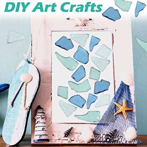 Patelai 48 oz Sea Glass Cobalt Vase Filler Decor