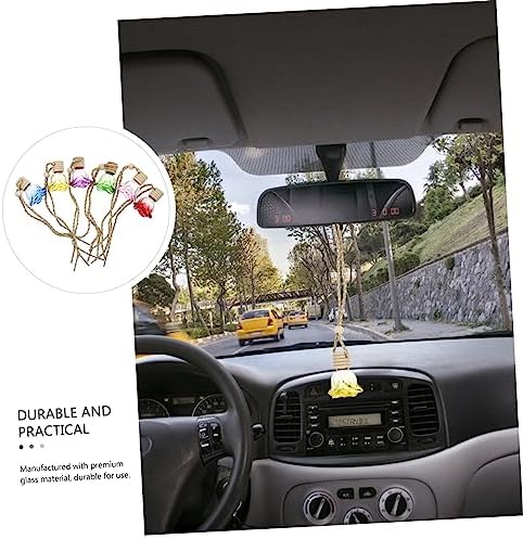 CHILDWEET 6pcs Car Aromatherapy Bottle Pendant
