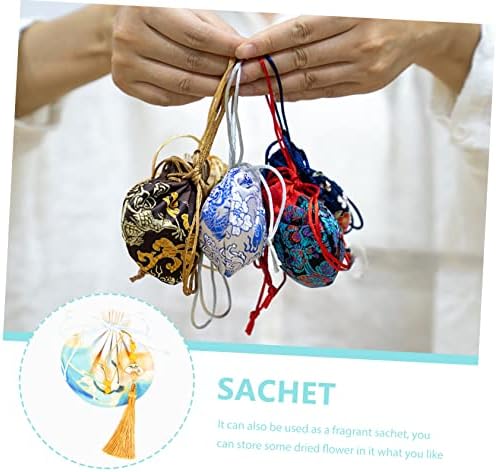 Lavender Scent Pouches with Drawstring Closure for Home and Festivals