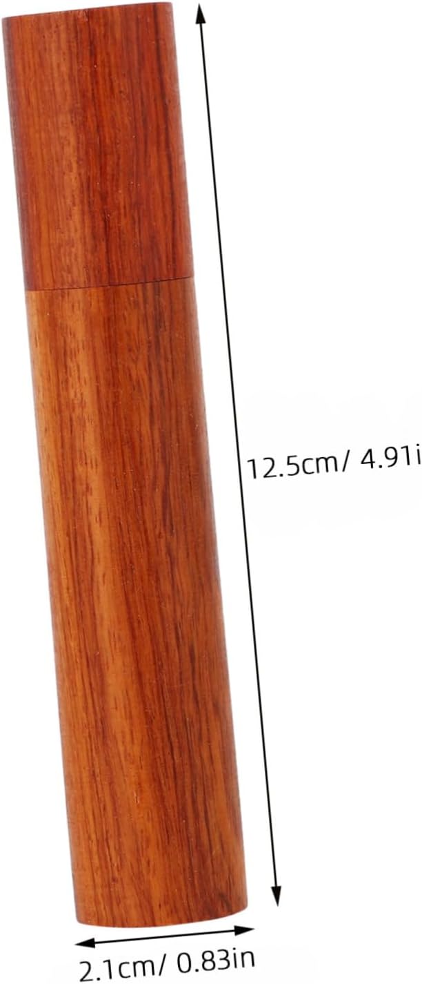 Valicloud 2Pcs Wooden Incense Stick Storage Tubes Portable Holder Container