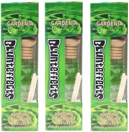 Blunteffects Hanging Diffuser Air Freshener 3 Pack Gardenia