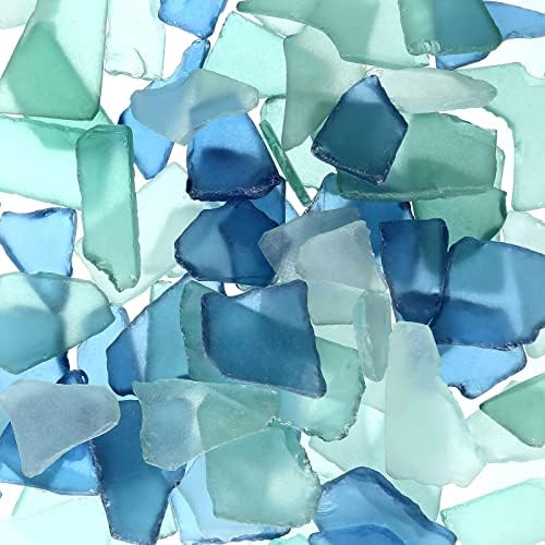 Patelai 48 oz Sea Glass Cobalt Vase Filler Decor
