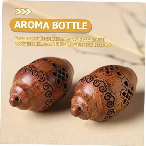 Retro Style Wooden Aroma Beads Holder Diffuser