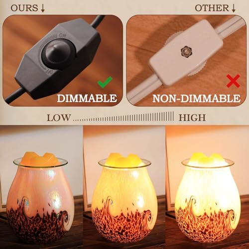 Porseme Electric Wax Warmer with Dimmer and Firework Effect