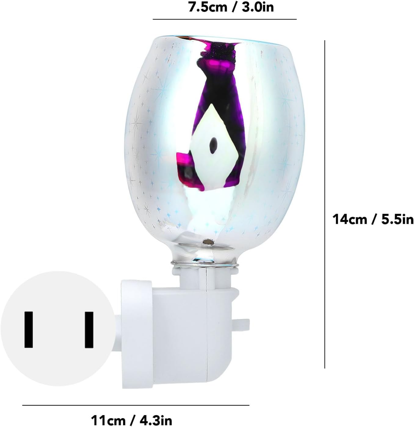 SASKATE Wall Mounted Wax Melt Warmer Plug In