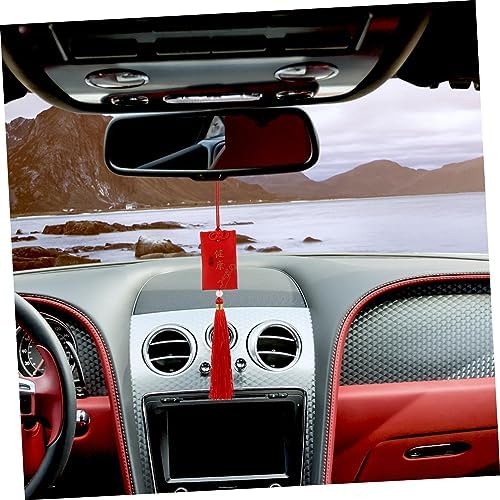 Chinese Style Red Auto Pendant Sachet with Tassel