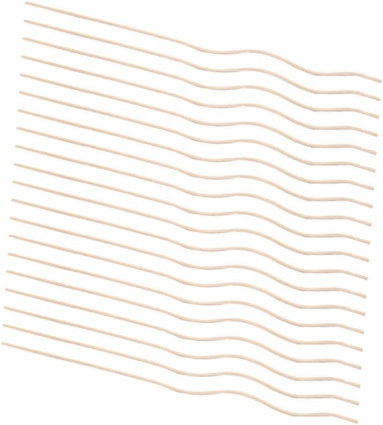 Alipis 20Pcs Wavy Diffuser Sticks for Home Fragrance