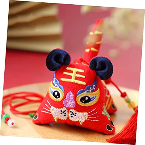 Tiger Embroidery Fragrance Sachet for Home Car Office