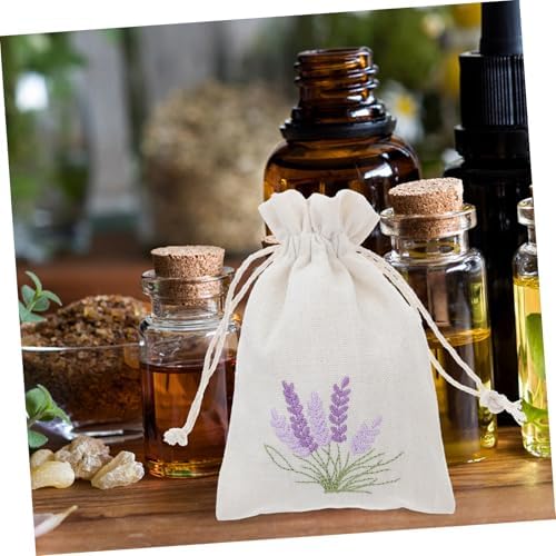 CHILDWEET 10Pcs Lavender Sachet Bags with Drawstring Closure