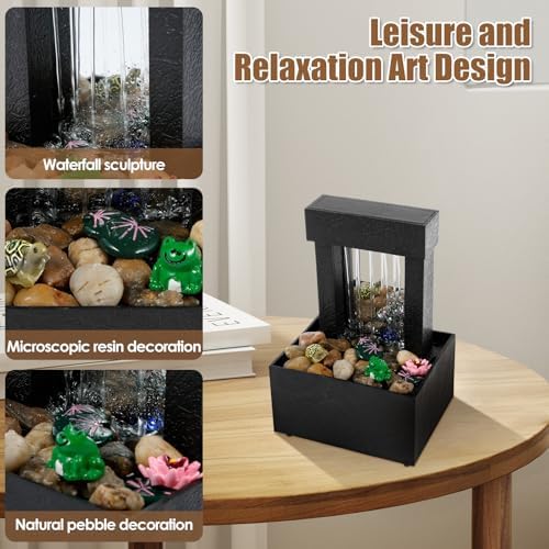 Tabletop Fountain with Light and Sound