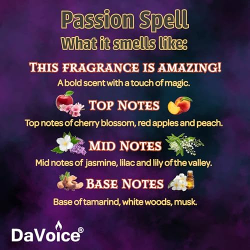 DaVoice Passion Spell Wax Melts - Romantic Floral Fruity Scent