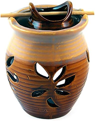 Giftman 90mm Flower Oil Burner with Fragrance Oil Aromatherapy