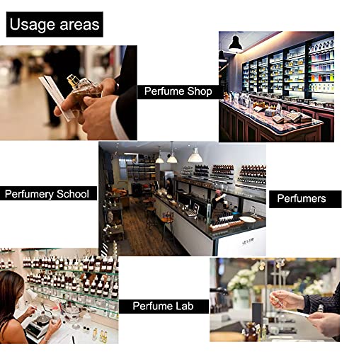 NA 100Pcs Perfume Test Paper Strips for Essential Oil Scent Fragrance Tester Strips