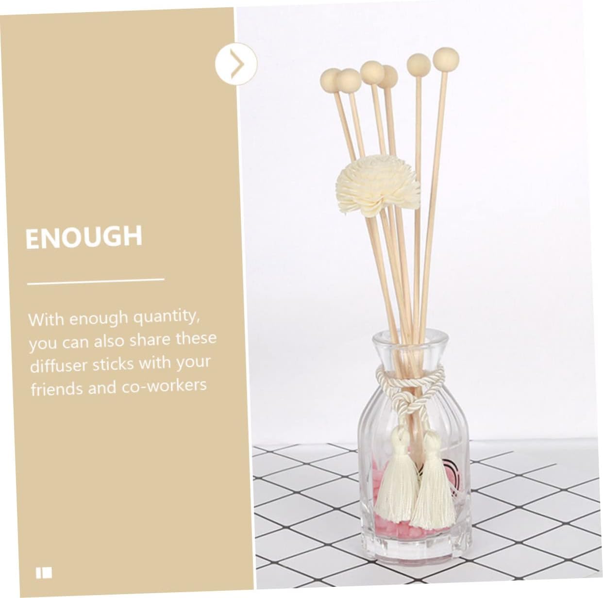 Cabilock 30Pcs Rattan Diffuser Sticks for Essential Oils