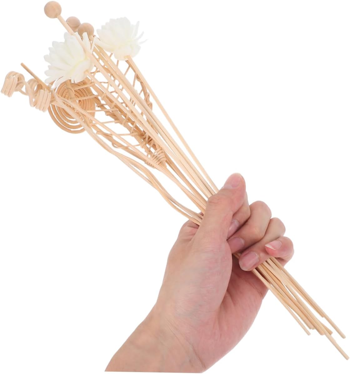 Cabilock 24Pcs Flameless Diffuser Sticks for Home Fragrance