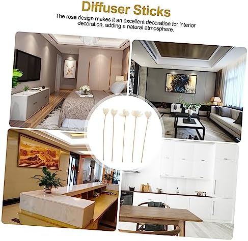 BESPORTBLE 5pcs Wicker Diffuser Sticks for Home Fragrance