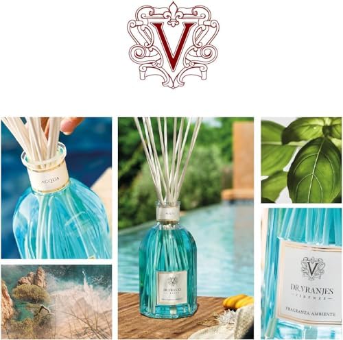 Dr Vranjes Acqua 250ml Diffuser with 3 White Sticks Bundle