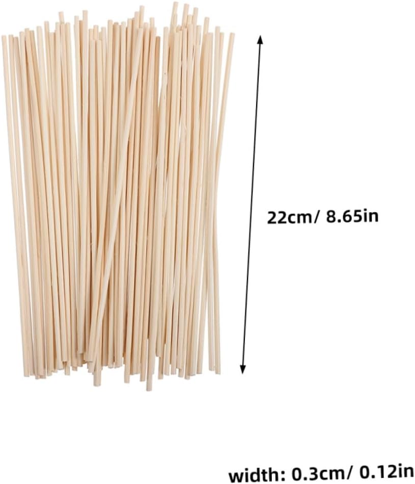 Sosoport 200Pcs Aroma Diffuser Sticks for Essential Oil and Home Fragrance